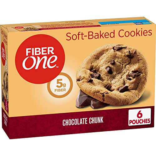 0016000480377 - FIBER ONE SOFT BAKED COOKIES CHOCOLATE CHUNK COOKIE, 6 COOKIES, 6.6 OZ.