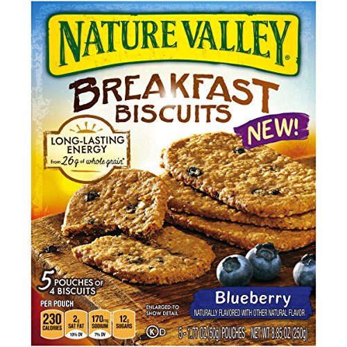 0016000482876 - NATURE VALLEY BREAKFAST BISCUITS, BLUEBERRY, 8.85 OUNCE