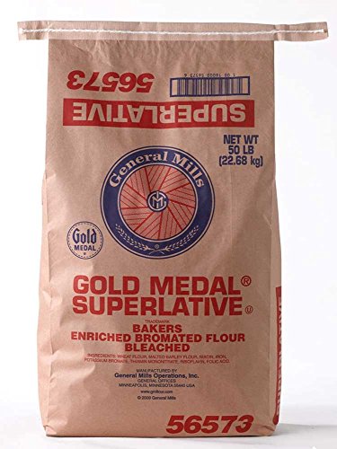 0016000565739 - GENERAL MILLS BLEACHED BROMATED ENRICHED MALTED SUPERLATIVE FLOUR, 50 POUND -- 1 EACH.