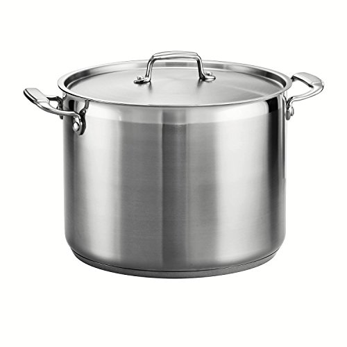 0016017014022 - TRAMONTINA 80120/001DS TRAMONTINA GOURMET STAINLESS STEEL COVERED STOCK POT, 16-QUART