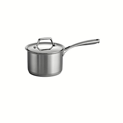 0016017060708 - TRAMONTINAPRIMA 2-QT. STAINLESS STEEL TRI-PLY COVERED SAUCEPAN