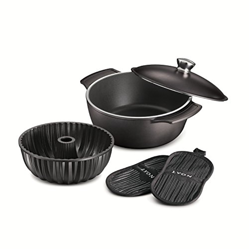 0016017073166 - TRAMONTINA LIMITED EDITIONS LYON 5-PIECE MULTI-COOKING SYSTEM, ONYX