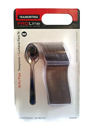 0016017084216 - TRAMONTINA PRO LINE 36 TEASPOONS COMMERCIAL GRADE STAINLESS STEEL (1, A)