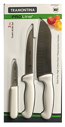 0016017119208 - TRAMONTINA PROLINE COOK'S KNIFE SET 3PK