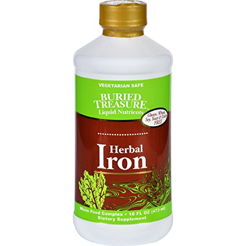 0016055500143 - BURIED TREASURE HERBAL IRON SUPPLEMENT, 16 OUNCE