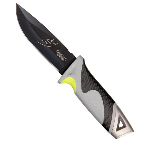 0016162190916 - CAMILLUS LES STROUD SK ARCTIC FIXED SPORT KNIFE, GREY