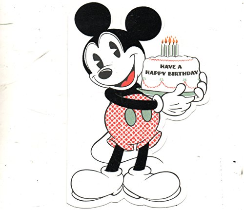 0016256739076 - HAVE A HAPPY BIRTHDAY, AND MANY MORE, SUNRISE GREETING CARDS, DISNEY'S VINTAGE MICKEY MOUSE