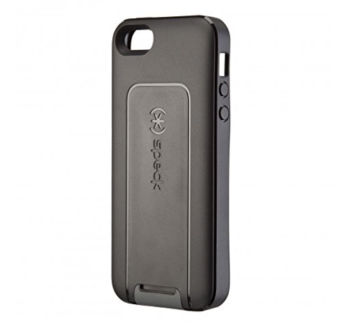 0163120442973 - SPECK PRODUCTS SMARTFLEX VIEW CASE FOR IPHONE 5 & 5S - BLACK/BLACK/SLATE GREY