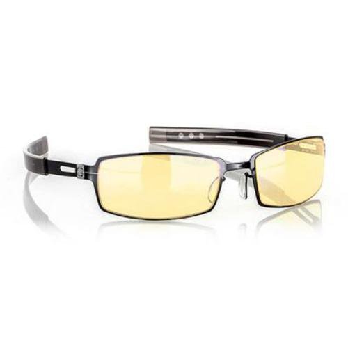 0163120452620 - GUNNAR OPTIKS PPK-00101 PPK FULL RIM ADVANCED VIDEO GAMING GLASSES WITH HEADSET COMPATIBILITY AND AMBER LENS TINT, GLOSS ONYX FRAME FINISH