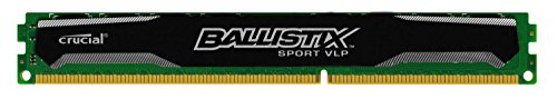 0163120645558 - CRUCIAL BALLISTIX SPORT 8GB SINGLE DDR3-1600 (PC3-12800) VERY LOW PROFILE 240-PIN UDIMM MEMORY MODULE BLS8G3D1609ES2LX0