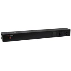 0163120665358 - CYBERPOWER PDU15M2F12R 14-OUTLETS RACK MOUNT 1U 15A METERED POWER DISTRIBUTION UNIT