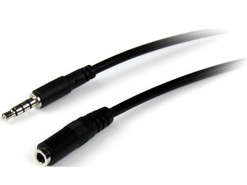 0163120743452 - STARTECH.COM 2M 3.5MM 4 POSITION TRRS HEADSET EXTENSION CABLE - M/F - AUDIO EXTENSION CABLE FOR IPHONE