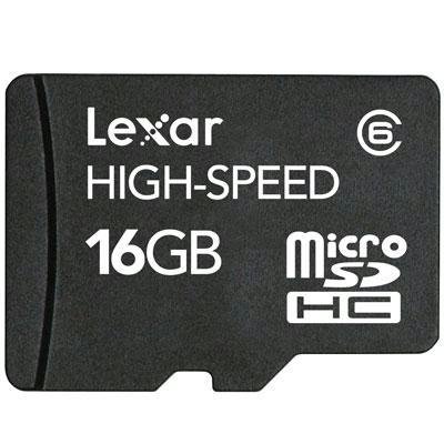 0163120823475 - LEXAR HIGH-SPEED MICROSDHC 16GB FLASH MEMORY CARD LSDMI16GBSBNAR