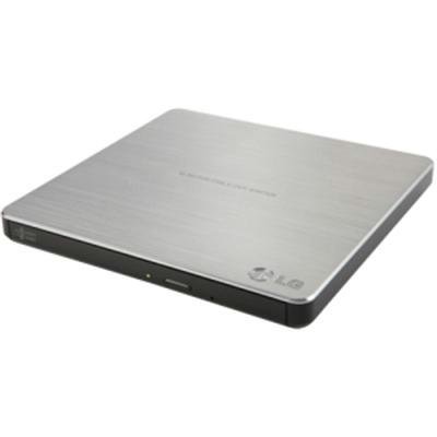 0163120878314 - LG ELECTRONICS GP60NS50 8X EXTERNAL DVD DISC WRITER, SILVER