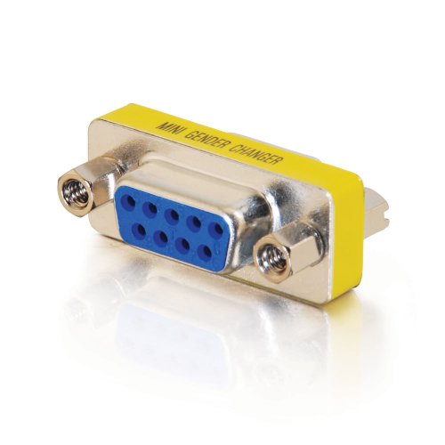0163121090074 - C2G / CABLES TO GO 02781 DB9 F/F SERIAL RS232 MINI GENDER CHANGER (COUPLER)