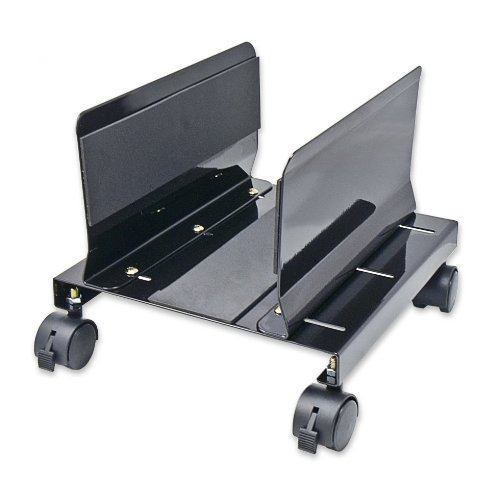 0163121375331 - SYBA STEEL CPU STAND FOR ATX CASE WITH ADJUSTABLE WIDTH AND 4 CASTER WHEELS (SY-ACC65063)