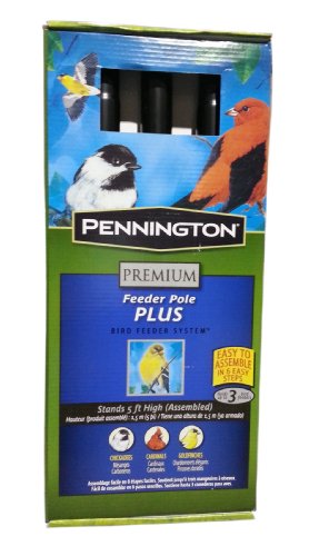 0016544023726 - PENNINGTON PREMIUM POLE PLUS BIRD FEEDER