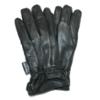 0016698720038 - DORFMAN PACIFIC LARGE/X-LARGE WOMENS LAMBSKIN LEATHER THINSULATE LINED DRIVING GLOVES, BLACK