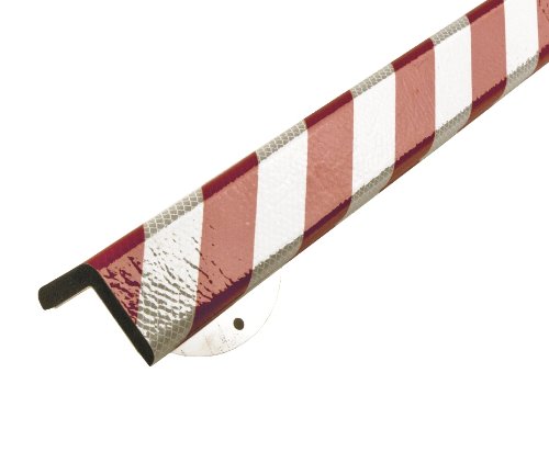 0167806068648 - INDEPENDENT WAREHOUSE 60-6864 KNUFFI TYPE H+ FOAM CORNER PROTECTION SOFT EDGE WARNING AND BUMPER GUARD, 3.28' LENGTH X 5-29/32 WIDTH, REFLECTIVE RED/WHITE