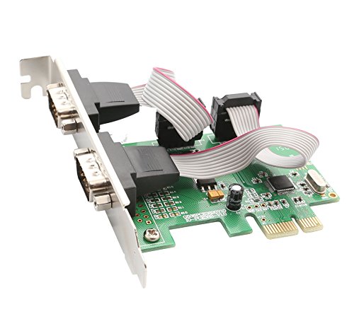 0168141441936 - IO CREST 2 PORT SERIAL PCI-E 1.0 X 1 WITH FULL AND LOW PROFILE BRACKETS SI-PEX15037