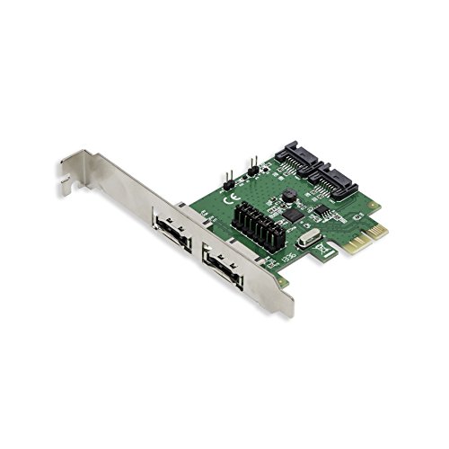 0168141444807 - SYBA 2 PORT SATA III 6GBPS PCIE CARD SWITCH FROM SATA TO ESATA PORTS COMPONENTS SD-PEX40049