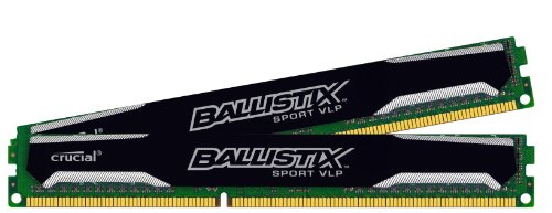 0168141489419 - BALLISTIX SPORT 32GB KIT (8GBX4) DDR3-1600 VERY LOW PROFILE UDIMM 240-PIN MEMORY BLS4K8G3D1609ES2LX0