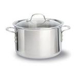 0016853043897 - CALPHALON: TRI-PLY STAINLESS STEEL 8-QUART STOCK POT WITH COVER