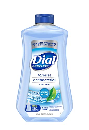 0017000090276 - DIAL COMPLETE ANTIBACTERIAL FOAMING HAND SOAP REFILL, SPRING WATER, 32 FLUID OUNCES