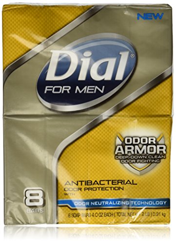0017000090412 - DIAL FOR MEN ODOR ARMOR ANTIBACTERIAL SOAP, 8 COUNT