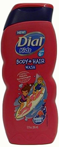 0017000092553 - DIAL KIDS BODY+HAIR WASH, BERRY COOL, 12 OUNCE
