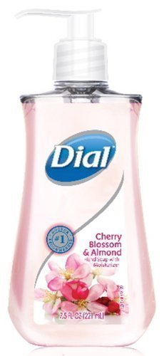 0017000092645 - DIAL CHERRY BLOSSOM & ALMOND HAND SOAP WITH MOISTURIZER, 7.5 FL OZ (PACK OF 6)