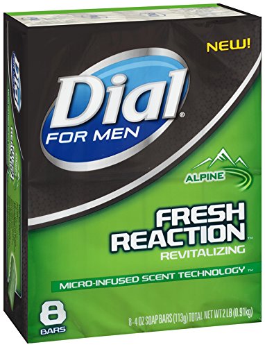 0017000119182 - DIAL FOR MEN FRESH REACTION BAR SOAP (ALPINE)