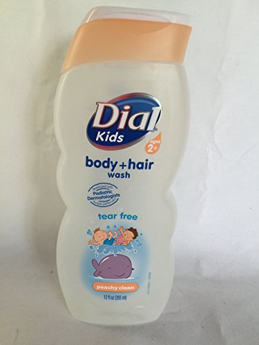 0017000122052 - DIAL KIDS BODY+HAIR WASH, PEACHY CLEAN, 12 OZ (PACK OF 2)