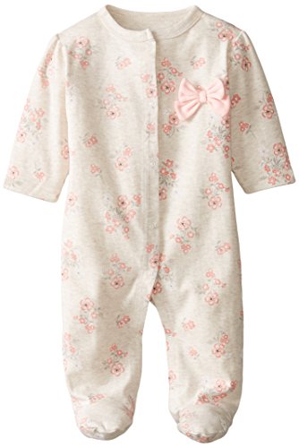 0017036953156 - RENE ROFE BABY BABY-GIRLS FLORAL FOOTED COVERALL, MULTI, 6-9 MONTHS