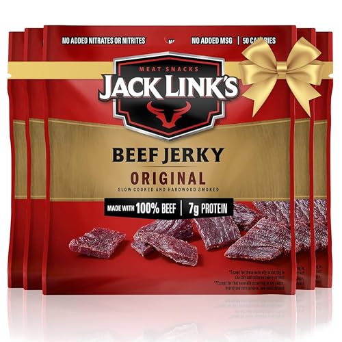 0017082877567 - JACK LINKS ORIGINAL BEEF JERKY MEAT SNACKS, .625 OZ, 5 COUNT