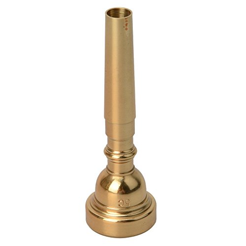 0171209826262 - GOLD PLATED TRUMPET MOUTHPIECE, 5C GOLDEN