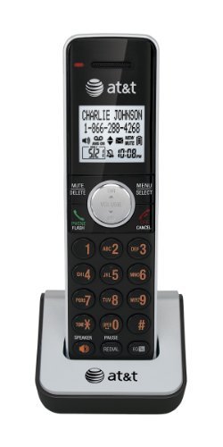0172302815702 - AT&T CL80111 ACCESSORY HANDSET - DECT 6.0 FOR CL83201 & CL84102 BLACK/SILVER