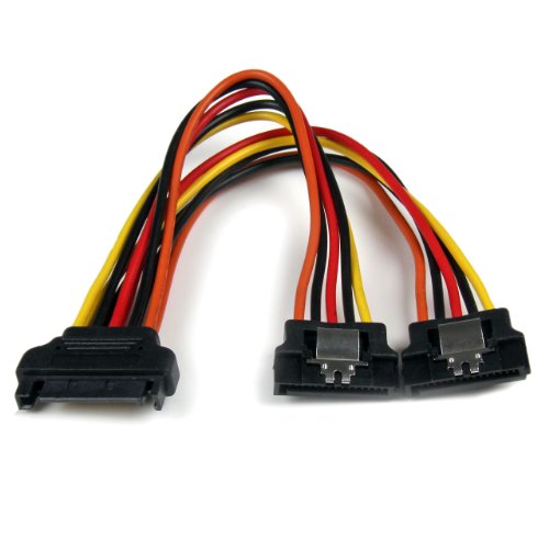 0172302907346 - STARTECH.COM 6IN LATCHING SATA POWER Y SPLITTER CABLE ADAPTER - M/F - 6 INCH SERIAL ATA POWER CABLE SPLITTER - SATA POWER Y CABLE ADAPTER