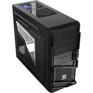 0172304225400 - THERMALTAKE COMMANDER MS-I MID TOWER ATX GAMING COMPUTER CASE VN400A1W2N BLACK