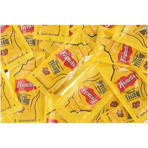1724901555894 - FRENCHS MUSTARD PACKETS - 5.5G/100 CT. PACKETS