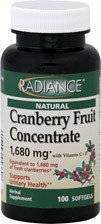0017339043608 - CRANBERRY FRUIT CONCENTRATE 1680 MG, 100 SOFTGELS,1 COUNT