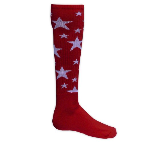0017391027769 - RED LION STARS ATHLETIC SOCKS ( RED / WHITE - SMALL )