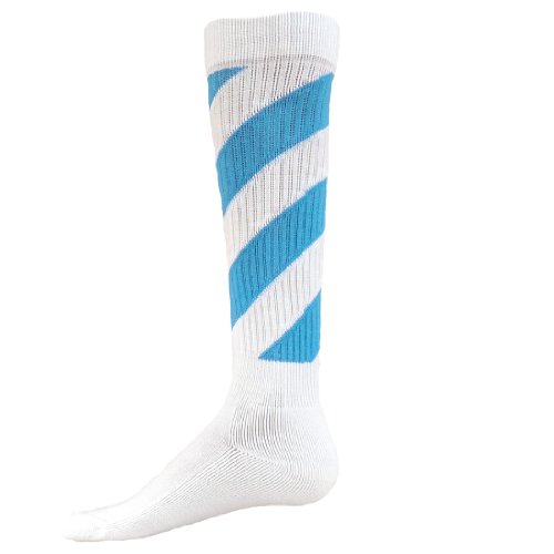 0017391069752 - RED LION TORNADO ATHLETIC SOCK ( WHITE / TURQUOISE - LARGE )