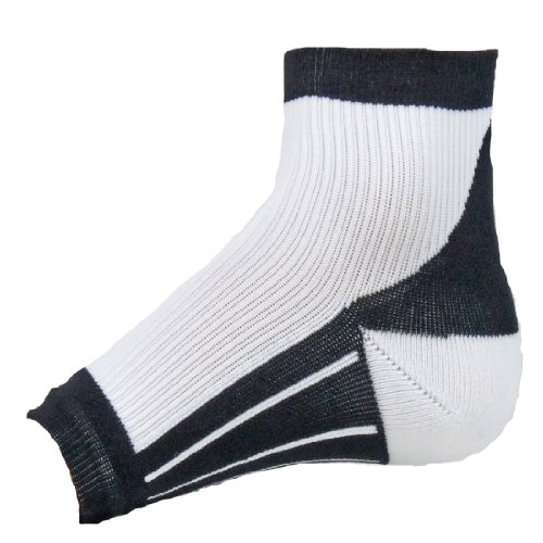 0017391124482 - RED LION ANKLE SUPPORT SLEEVE (WHITE / BLACK - MEDIUM / LARGE)