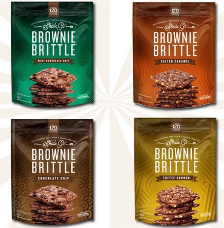 0017531033810 - SHEILA G'S BROWNIE BRITTLE 5 OZ ASSORTMENT BUNDLE: ONE BAG EACH OF CHOCOLATE CHIP, SALTED CARAMEL, TOFFEE CRUNCH, AND MINT CHOCOLATE CHIP