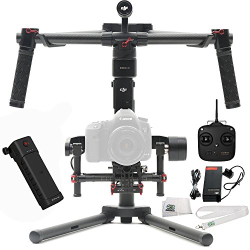 0017539121649 - DJI RONIN-M 3-AXIS BRUSHLESS GIMBAL STABILIZER INCLUDES MANUFACTURER ACCESSORIES + SSE TRANSMITTER LANYARD + MICROFIBER CLEANING CLOTH