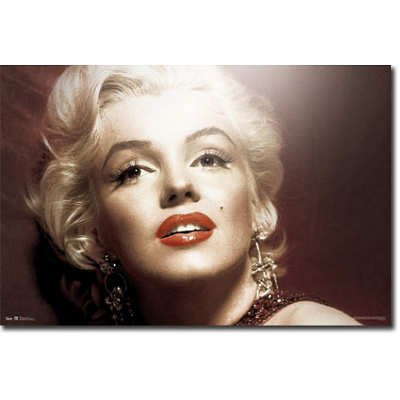 0017681156773 - TRENDS INTL. MARILYN MONROE STYLE POSTER, 24-INCH BY 36-INCH