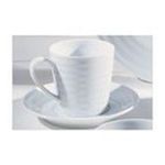 0017794896498 - SWING WHITE CUP AND SAUCER (SET OF 6)