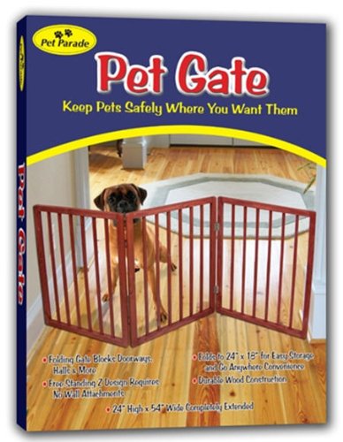 0017874004348 - PET PARADE FOLDING PET GATE