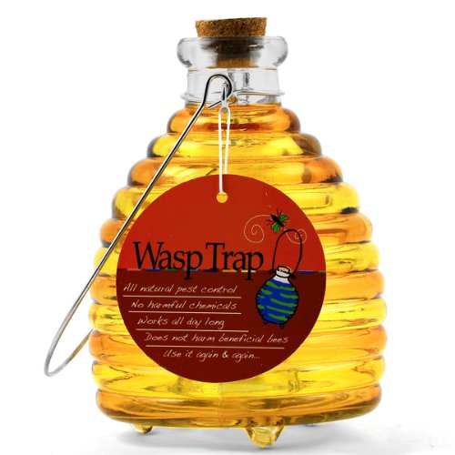 0017917019445 - LARGE WASP TRAP - YELLOW/GOLD